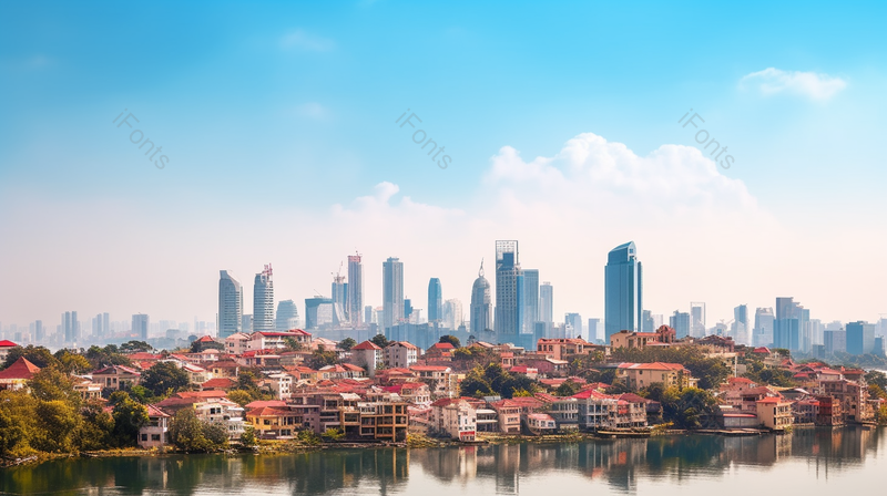 厦门鼓浪屿眺望城市海边建筑群,高清,摄影图,摄影图片,图片大全,摄影图免费下载